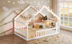 Lit cabane L'Étoile dans une chambre d'enfant décorée
